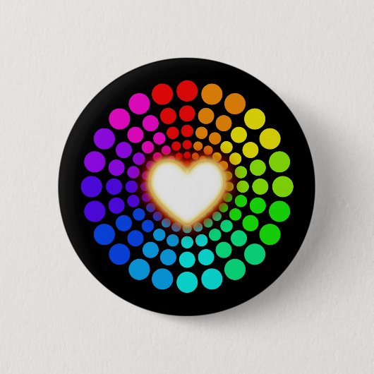 Glühende Liebe Button (Vorderseite)