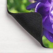 glühende lila Blume Mousepad (Ecke)