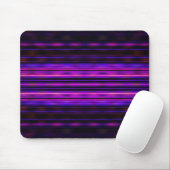 Glühende lila Streifen Mousepad (Mit Mouse)