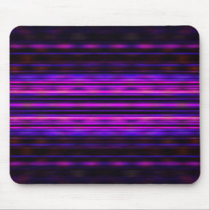 Glühende lila Streifen Mousepad