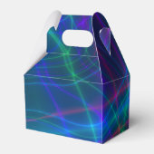 Glühende mehrfarbige Rays Geschenkschachtel (Rückseite)