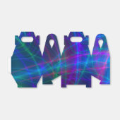Glühende mehrfarbige Rays Geschenkschachtel (Ungefaltet)