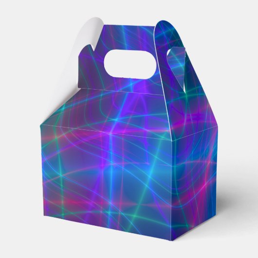 Glühende mehrfarbige Rays Geschenkschachtel (Vorderseite)