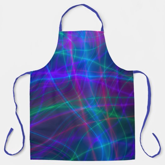 Glühende mehrfarbige Rays Schürze (Vorderseite)