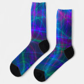 Glühende mehrfarbige Rays Socken (Linkes Detail)