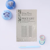 Glühende Metalle schimmernder Flyer auf der Preisl (Einzeln)