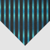 glühende Metallische Blaue Diagonalstreifen Seidenpapier (Ausschnitt)