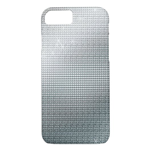 glühende Metallische Silbersequenz Case-Mate iPhone Hülle (Rückseite)