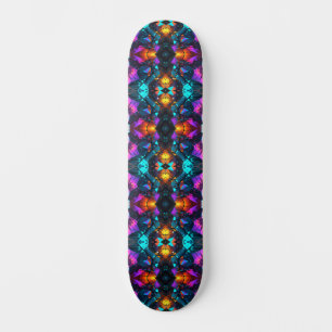 Glühende Mineral Rock Formationen Skateboard