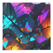 Glühende Mineral Rock Formationen Würfel (Vorderseite)