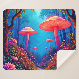 Glühende Mushroom-Magie Sherpadecke