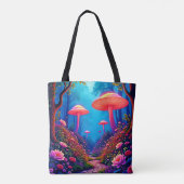 Glühende Mushroom-Magie Tasche (Rückseite)
