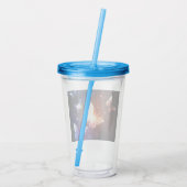 Glühende Nachtschmetterlinge Acryltrinkbecher (Rückseite)