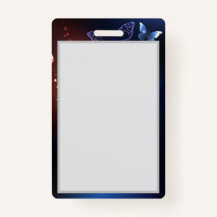 Glühende Nachtschmetterlinge Ausweis