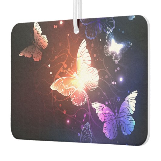 Glühende Nachtschmetterlinge Autolufterfrischer (Links)