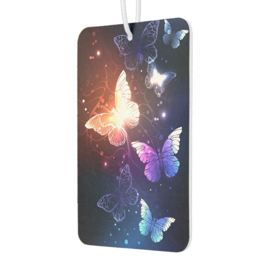 Glühende Nachtschmetterlinge Autolufterfrischer (Links)