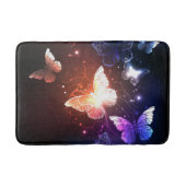 Glühende Nachtschmetterlinge Badematte (Vorderseite)