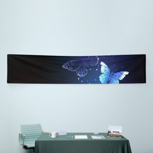 Glühende Nachtschmetterlinge Banner (Messeveranstaltung)
