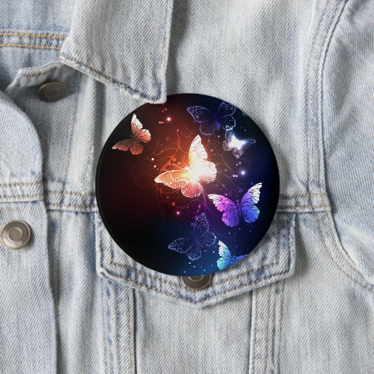 Glühende Nachtschmetterlinge Button (Beispiel)