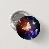 Glühende Nachtschmetterlinge Button (Vorne & Hinten)