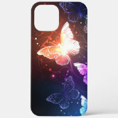 Glühende Nachtschmetterlinge Case-Mate iPhone Hülle (Rückseite)