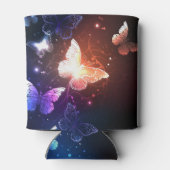 Glühende Nachtschmetterlinge Dosenkühler (Rückseite)