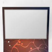 Glühende Nachtschmetterlinge Dreifach Gefaltete Einladung (Innen Erste Seite)