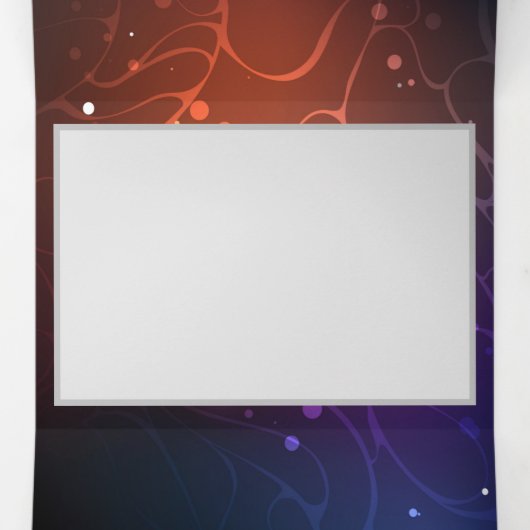 Glühende Nachtschmetterlinge Dreifach Gefaltete Einladung (Innenseite Mitte)