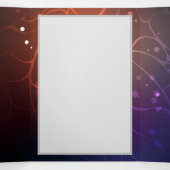 Glühende Nachtschmetterlinge Dreifach Gefaltete Karte (Innenseite Mitte)