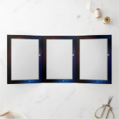 Glühende Nachtschmetterlinge Dreifach-gefaltete Programmkarte (Innenseite)