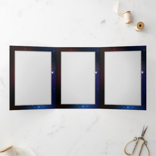 Glühende Nachtschmetterlinge Dreifach-gefaltete Programmkarte (Innenseite)