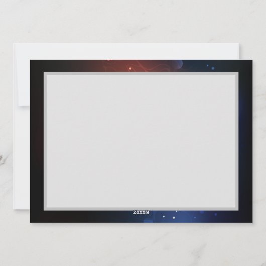 Glühende Nachtschmetterlinge Feiertagskarte (Rückseite)