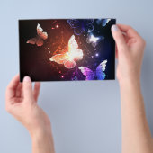 Glühende Nachtschmetterlinge Flyer (Handgriff)