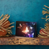 Glühende Nachtschmetterlinge Fotoplatte (Seite)