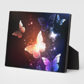 Glühende Nachtschmetterlinge Fotoplatte (Seite)