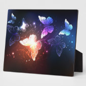 Glühende Nachtschmetterlinge Fotoplatte (Seite)