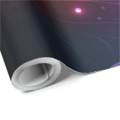 Glühende Nachtschmetterlinge Geschenkpapier (Rolleneckpunkt)