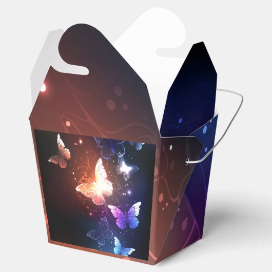 Glühende Nachtschmetterlinge Geschenkschachtel (Geöffnet)