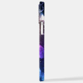 Glühende Nachtschmetterlinge iPhone Hülle (Linke Seite)