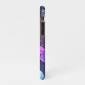 Glühende Nachtschmetterlinge iPhone Hülle (Linke Seite)