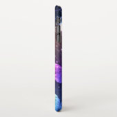 Glühende Nachtschmetterlinge iPhone Hülle (Linke Seite)