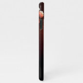 Glühende Nachtschmetterlinge iPhone Hülle (Rechte Seite)