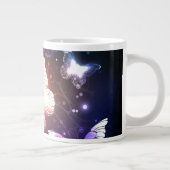Glühende Nachtschmetterlinge Jumbo-Tasse (Rechts)