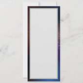 Glühende Nachtschmetterlinge Karte (Rückseite)