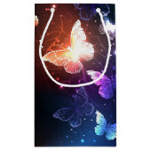 Glühende Nachtschmetterlinge Kleine Geschenktüte (Rückseite)