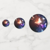 Glühende Nachtschmetterlinge Konfetti (Vorderseiten)