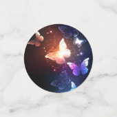 Glühende Nachtschmetterlinge Konfetti (Klein Vorderseite)