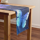 Glühende Nachtschmetterlinge Kurzer Tischläufer (Beispiel)