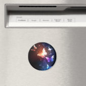Glühende Nachtschmetterlinge Magnet (In Situ (Geschirrspüler))