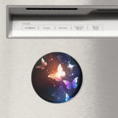 Glühende Nachtschmetterlinge Magnet (In Situ (Geschirrspüler))